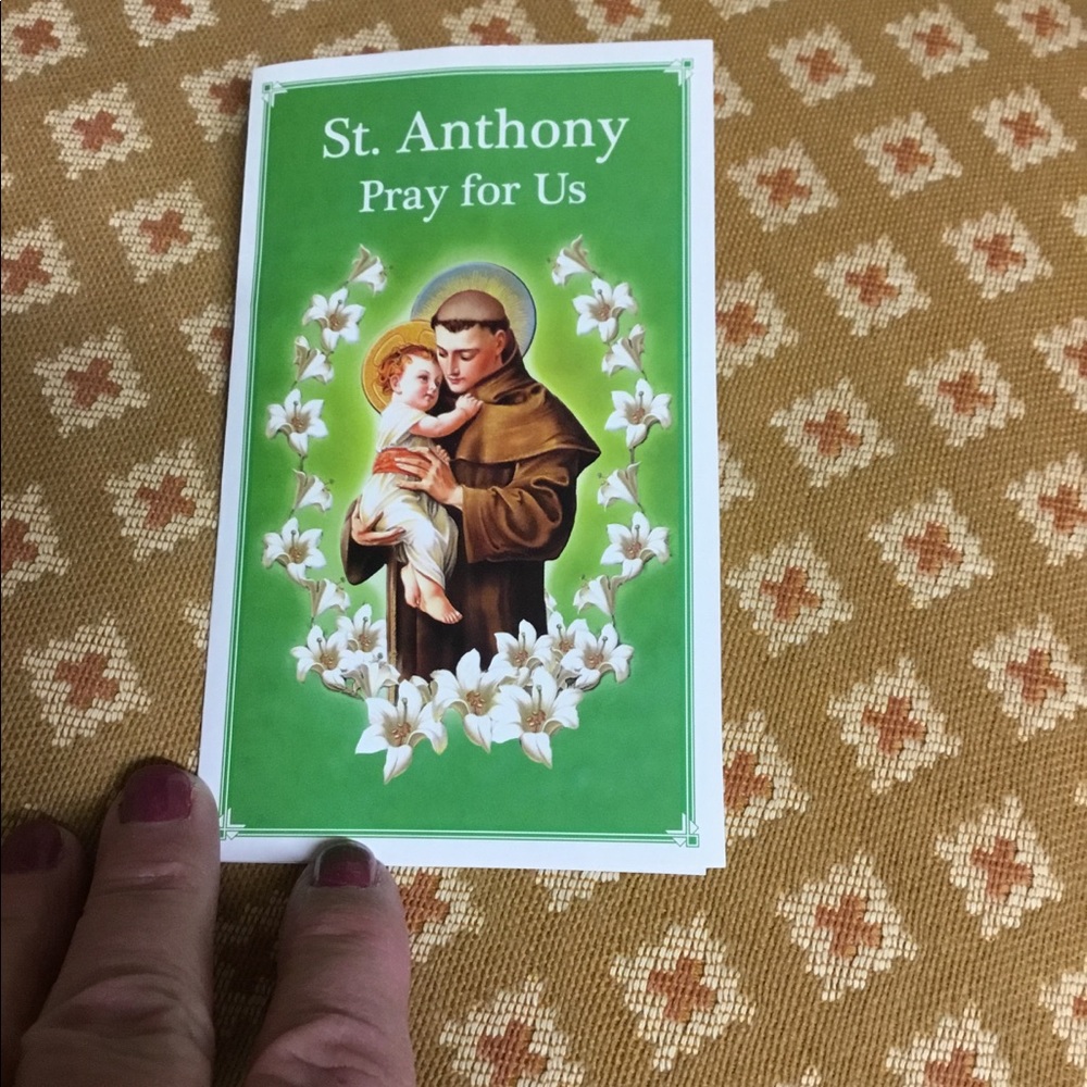 Saint Anthony Prayer Card & Necklace